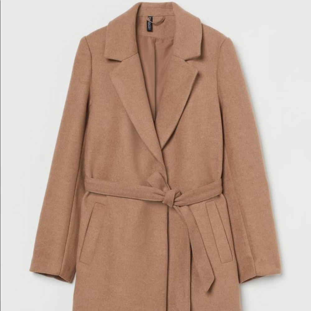 H&M Tie Belt Coat